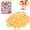 Creamy Yellow, variant on Crunchy Beads for Squishy, 900 PCS-Crunchy Squishy Beads, Plastic DIY Crunchy Filler