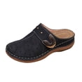 thumbnail image 2 of Bkhluea Women Floral Cutout Metal Accent Mules Slip On Comfortable Footwear For Office Work Daily Casual Outdoor Activities, 2 of 7