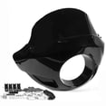 thumbnail image 1 of Krator 16.5"H Universal Blackout Windshield Headlight Fairing Compatible with Harley Davidson Seventy-Two 2012-2016, 1 of 7