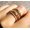 Gold, variant on Adjustable Gold-Plated Copper Rings for Women: Geometric Design with Artificial Gems, Perfect for Weddings, Korean Style