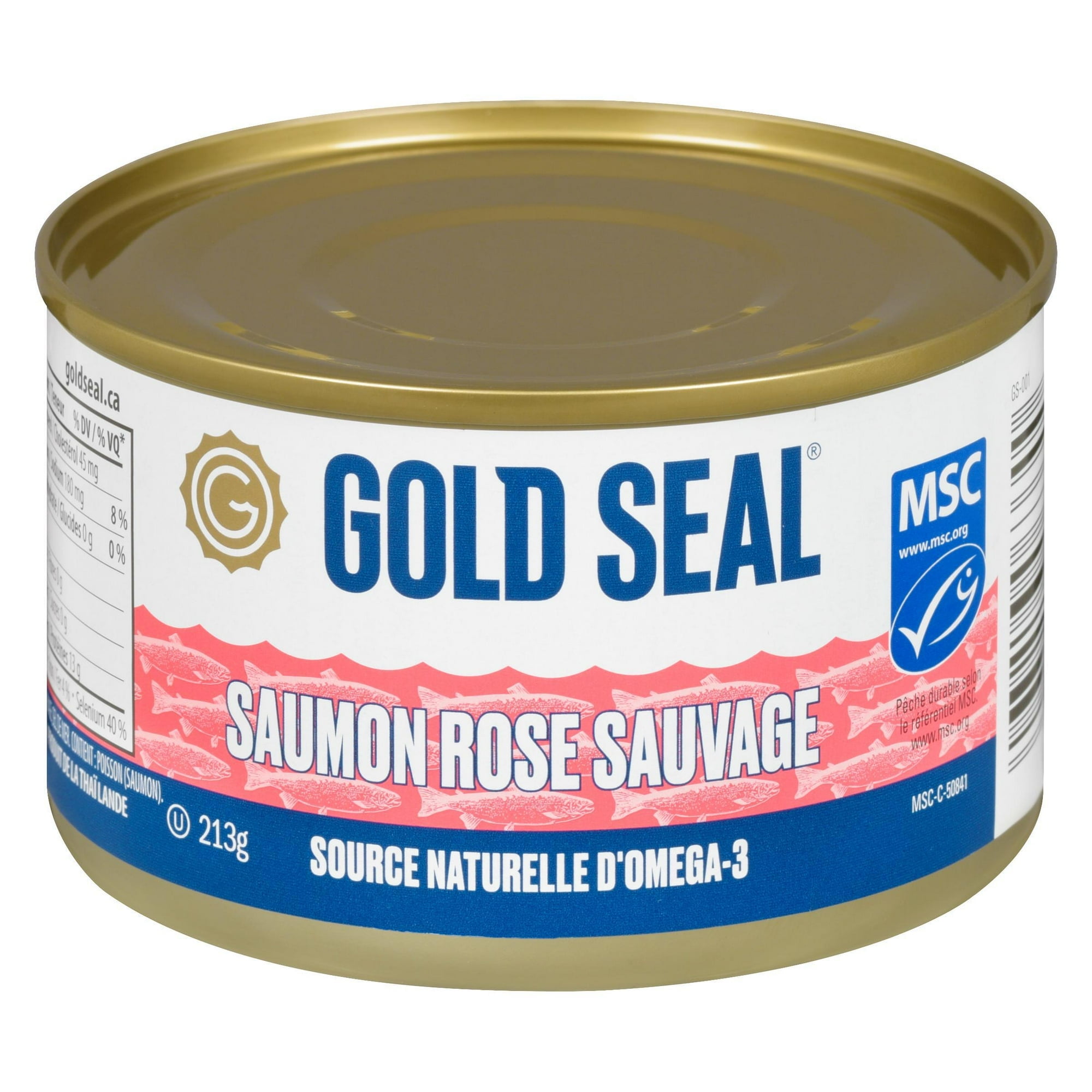 Gold Seal Wild Pink Salmon, GS PINK SALMON 213g