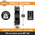 thumbnail image 5 of K&H Pet Products Hangin' Cat Condo Multi-Story Classy Gray 5 Story High Rise, 5 of 9
