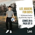 thumbnail image 7 of Lee Boys Sweatpants Lightweight Cozy Basic Fleece Jogger Pants with Pockets 2 Pack, 7 of 7