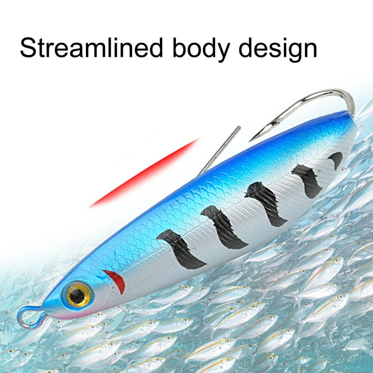 UDIYO 17g/8.5cm Fishing Lure Simulated Streamlined Single Hook 3D Fisheyes  Bright Color Catch Fishes All Swimming Layer Deep Diving Artificial Plastic  Hard Bait Fishing Tackle 