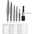 thumbnail image 4 of Easy Out Bolt Extractor, Designed for Effortless Removal of Stripped Screws, Aggressive Left-Handed Helical Design Ensures Grip, Portable Storage Case for On-the-Go Convenience, 4 of 8