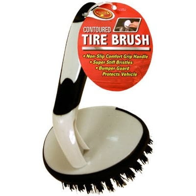 Contoured Car Tire Brush -93027