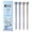 C, variant on Hyknon 4Pcs Erasable Quick Dry Gel Pen, Cap-Type Writing Pen, 0.5mm Fine Point Plastic Pen, Cute Elephant Stationery Supplies, 4-Pack Assorted Colors, Black Blue Ink for Office Journaling ( C )