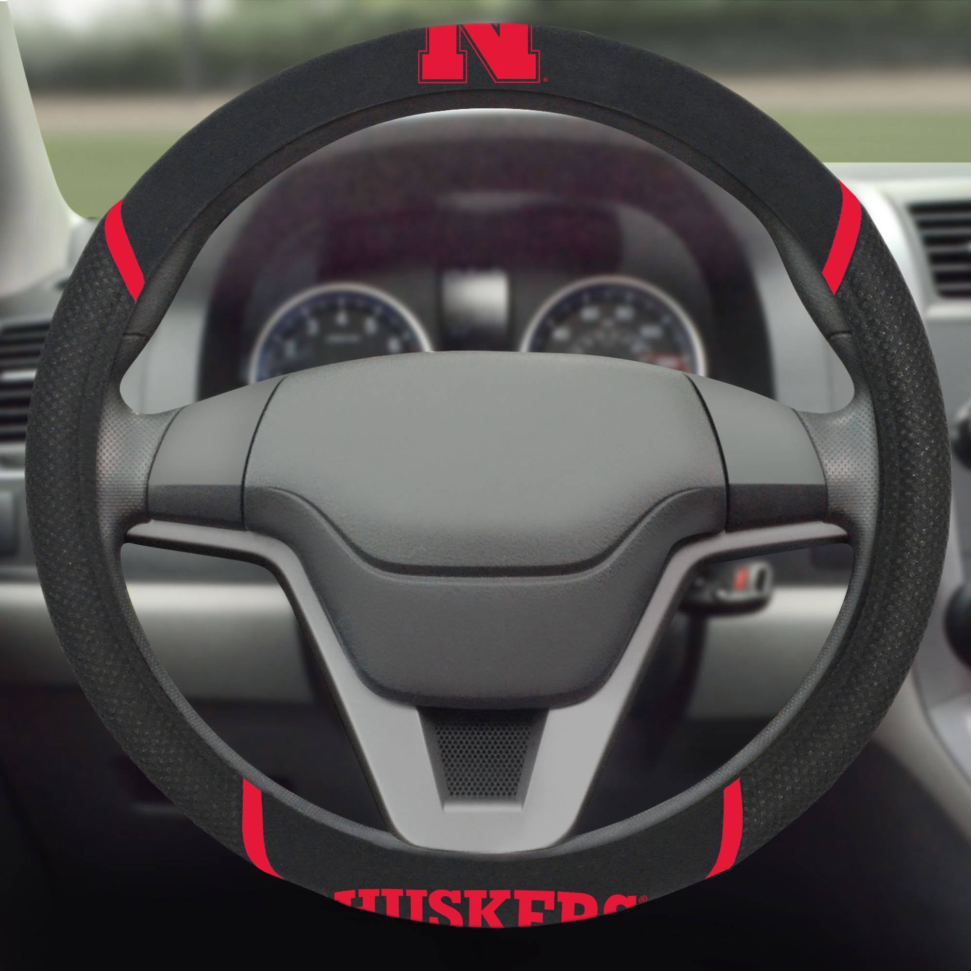 Northwest NOR-1COL605000006WMT Nebraska Cornhuskers NCAA Steering Wheel Cover 