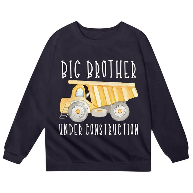 SgJHXb Chandail Décontracté et à la Mode pour Enfants avec Imprimé de Lettres, Col Rond, Manches Longues, Haut à Capuche pour Filles, Tailles 8-9 Ans