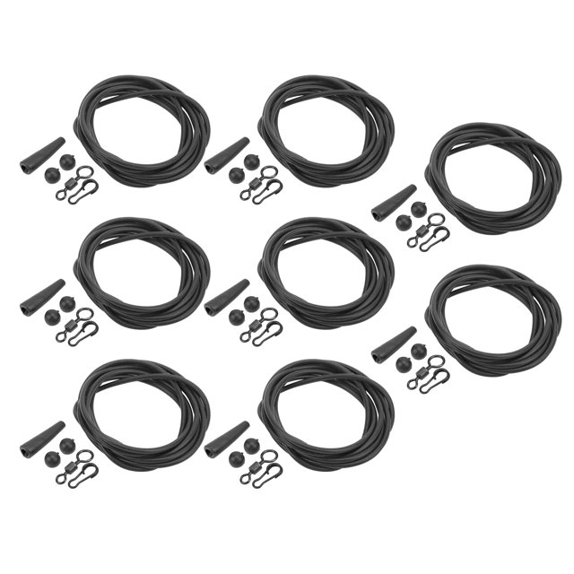 Cola de líder de pesca, 8 piezas ABS + aleación de cobre, accesorios de pesca portátiles, suministro de pesca ABS, muy recomendado