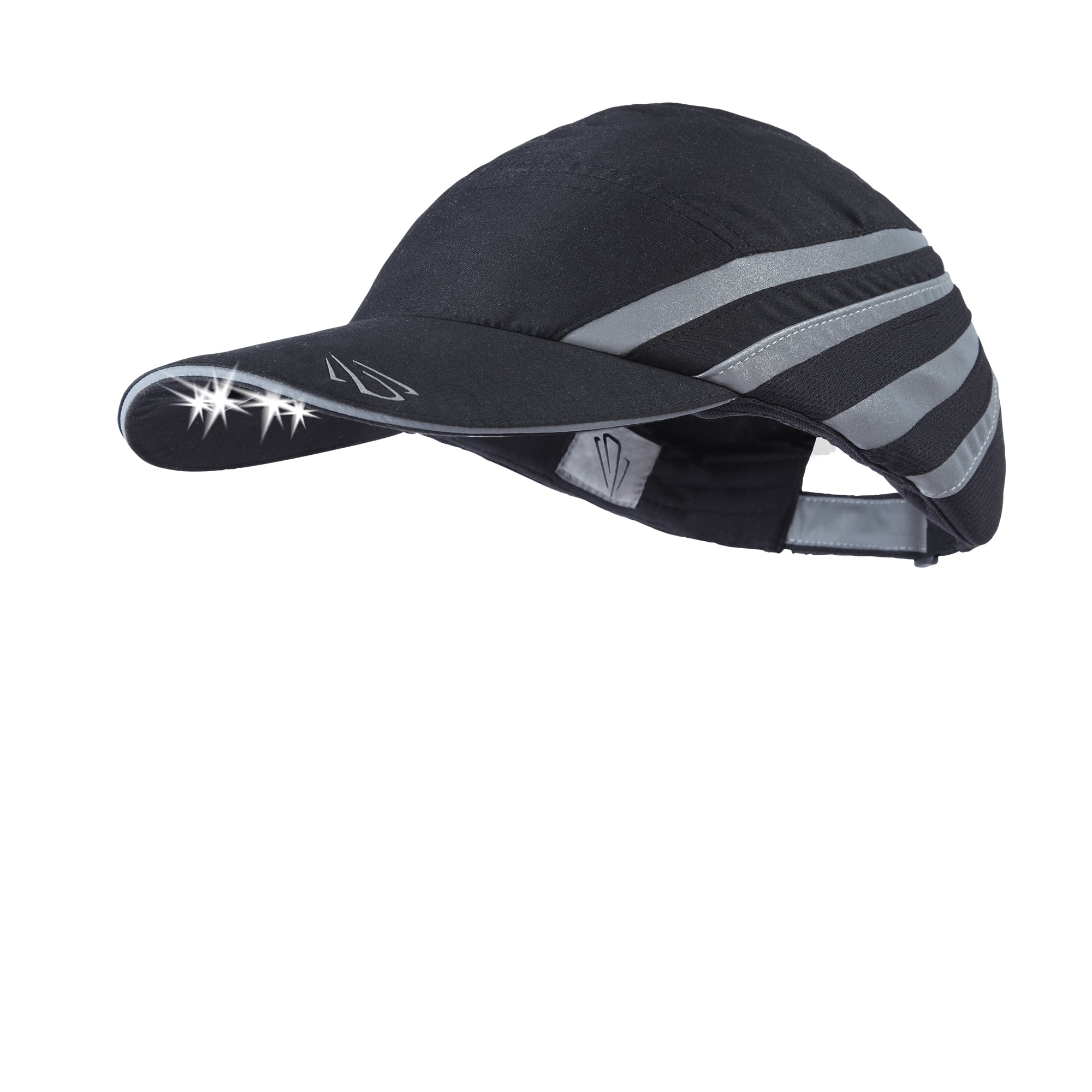 running hat with light