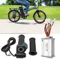 thumbnail image 3 of Motor Controller Kit, Circuit Protection 800W 48V Fast Heat Dissipation Motor Controller and Throttle Grip Long Lasting Power Display  for Scooters, 3 of 7