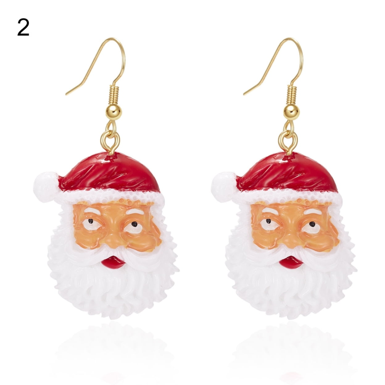 1pair Silver Needle Santa Claus, Snowflake, Reindeer, Socks Shaped  Laser-cut Acrylic Earrings For Women, Christmas Holiday Daily Wear, Mother,  Wife Christmas Gift