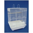 thumbnail image 2 of YML 5924-4814WHT 0.37 in. Bar Spacing Flat Top Bird Cage with Stand, White - 18 x 18 in. - Small, 2 of 2