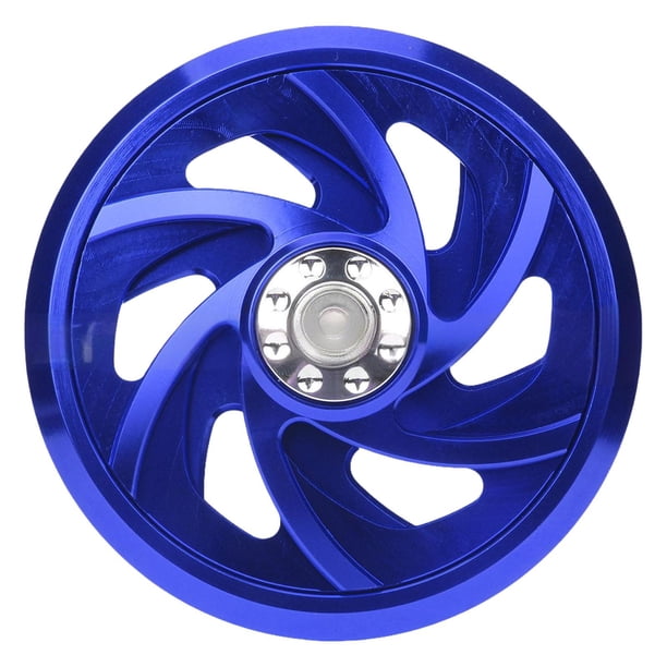 Cubierta del ventilador de refrigeración del motor de la motocicleta, decoración, regalo, accesorios de fácil instalación Azul
