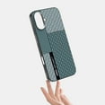 thumbnail image 2 of for iPhone 16 Carbon Fiber Pattern Case, Magnetic Case[Compatible with Mag-Safe] Smooth Slim Fit Shockproof Women Men Protective Sturdy Durable Case for iPhone 16,D, 2 of 7