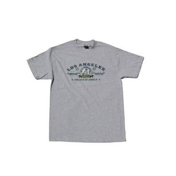 Los Angeles Entertainment Capital Cotton T-Shirt - Grey, L