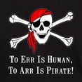 thumbnail image 3 of CafePress - To Arr Is Pirate Skull Dark T Shirt - Men's Classic Graphic Cotton T-Shirt, 3 of 4