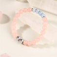 thumbnail image 4 of Round Beaded Bracelet Gemstone Jewelry - Beaded Bracelets for Women Stretch Healing Bracelet - Natural Stone Gemstone Jewelry Gifts for Daily Wear 0.3in Width, 4 of 5
