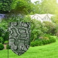 thumbnail image 2 of Wukai Green Snakeskin Print Garden Flag 12.5x18 Inch Double Sided Sun-resistant Rain-resistant, Wrinkle-resistant Colorfast(Only Flag), 2 of 7