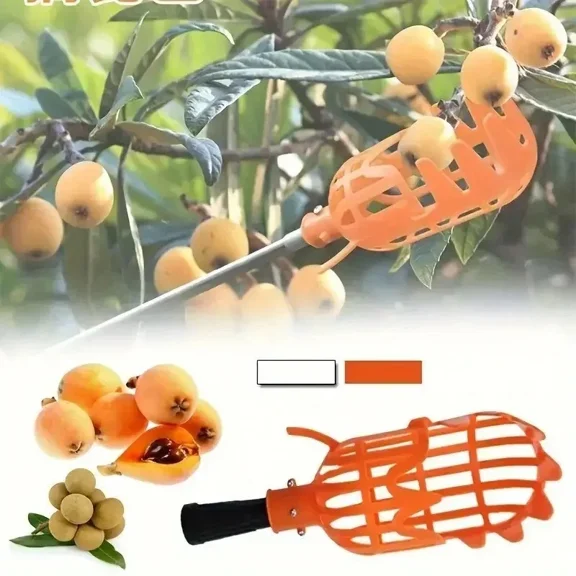 PURELY- Fruit Picker Tool Plastic Garden Device – Loquat Pear Persimmon Bayberry