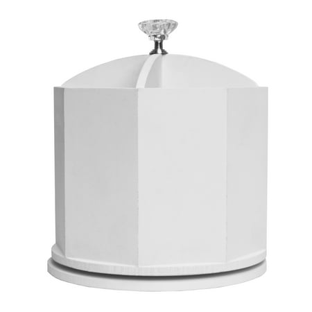 UPC: 0690789035395 | American Art Decor White Rotating Desk Organizer for Pens  Office Supplies  & Makeup Brushes