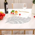 thumbnail image 4 of Placemats Desktop Decor, Simulation Plant Dining Cup Coasters Heat Insulation Pad Waterproof Disc Bowl Pads Set Of 4, 4 of 5