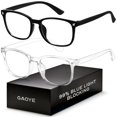 thumbnail image 1 of Gafas Gaoye Fashion Square unisex que bloquean la luz azul, 1 of 7
