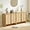 Light Wood 4 Doors, variant on BERRYMERRY 2 Door Fluted Sideboard Buffet Cabinet with Storage, Modern Wood Cabinet with Adjustable Shelves for Living Room, Dining Room (Light Wood 2 Doors)