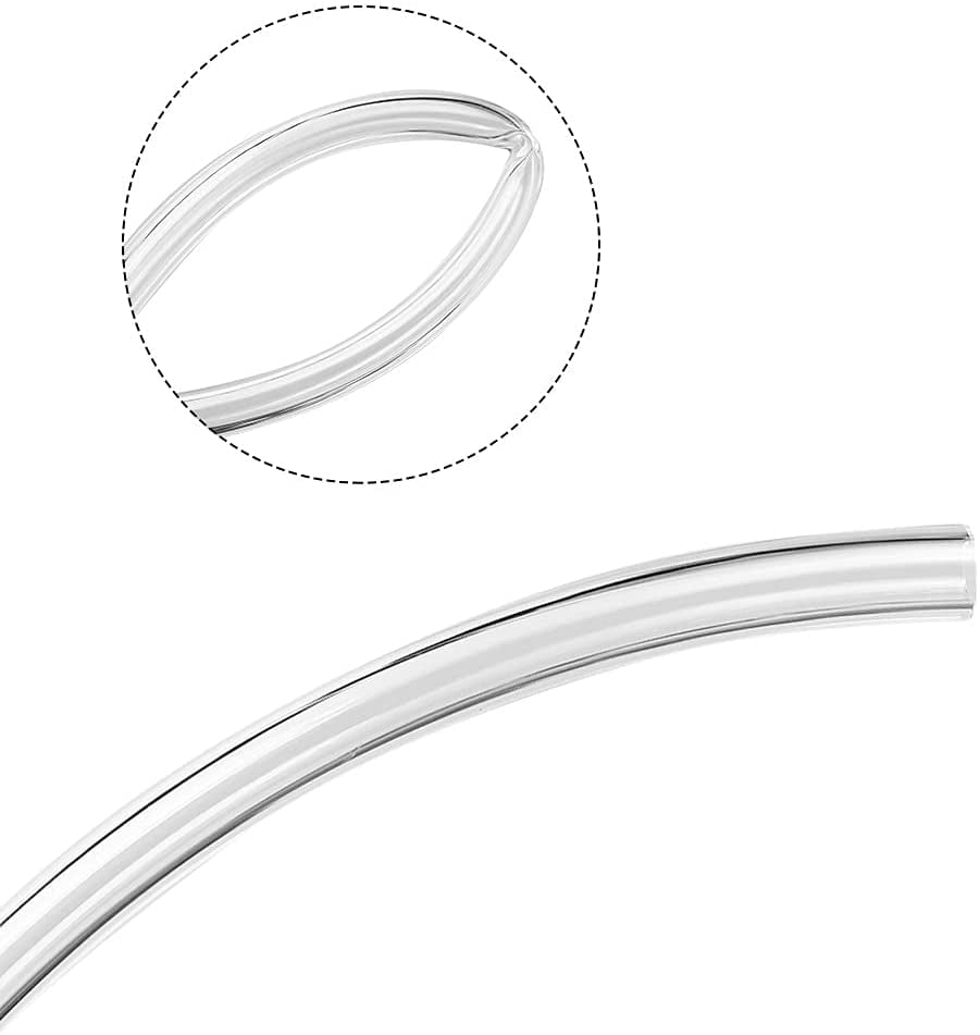 MKEUDQ-Pneumatic Air Tubing, 6mm ODx4mm ID 5 Meter 16ft PU Polyurethane Air Compressor Tube Hose Pipe Clear
