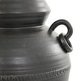 thumbnail image 5 of DecMode 20" Amphora Black Ceramic Vase with Speckled Texture and Ring Handles, 5 of 11