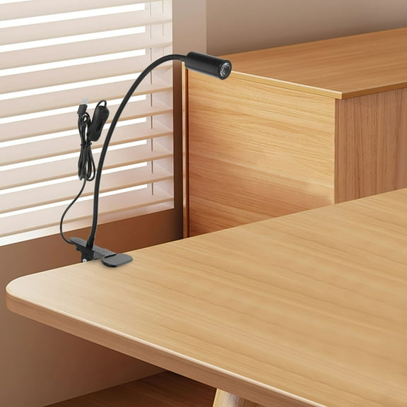 FRCOLOR LED 3W Clip Light Tube Light Reading Light Work Spotlight Workshop Light White Light