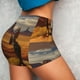 thumbnail image 4 of Fotbe Western Desert Cowboy Cloud Shorts Sin Costuras – Shorts Deportivos de Cintura Alta para Mujer, Elásticos para Gimnasio, Yoga, Running o Ciclismo-Small, 4 of 8