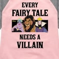 thumbnail image 3 of Disney Villains - Every Fairy Tale Needs A Viillain - Toddler & Youth Girls Raglan Graphic T-Shirt, 3 of 4