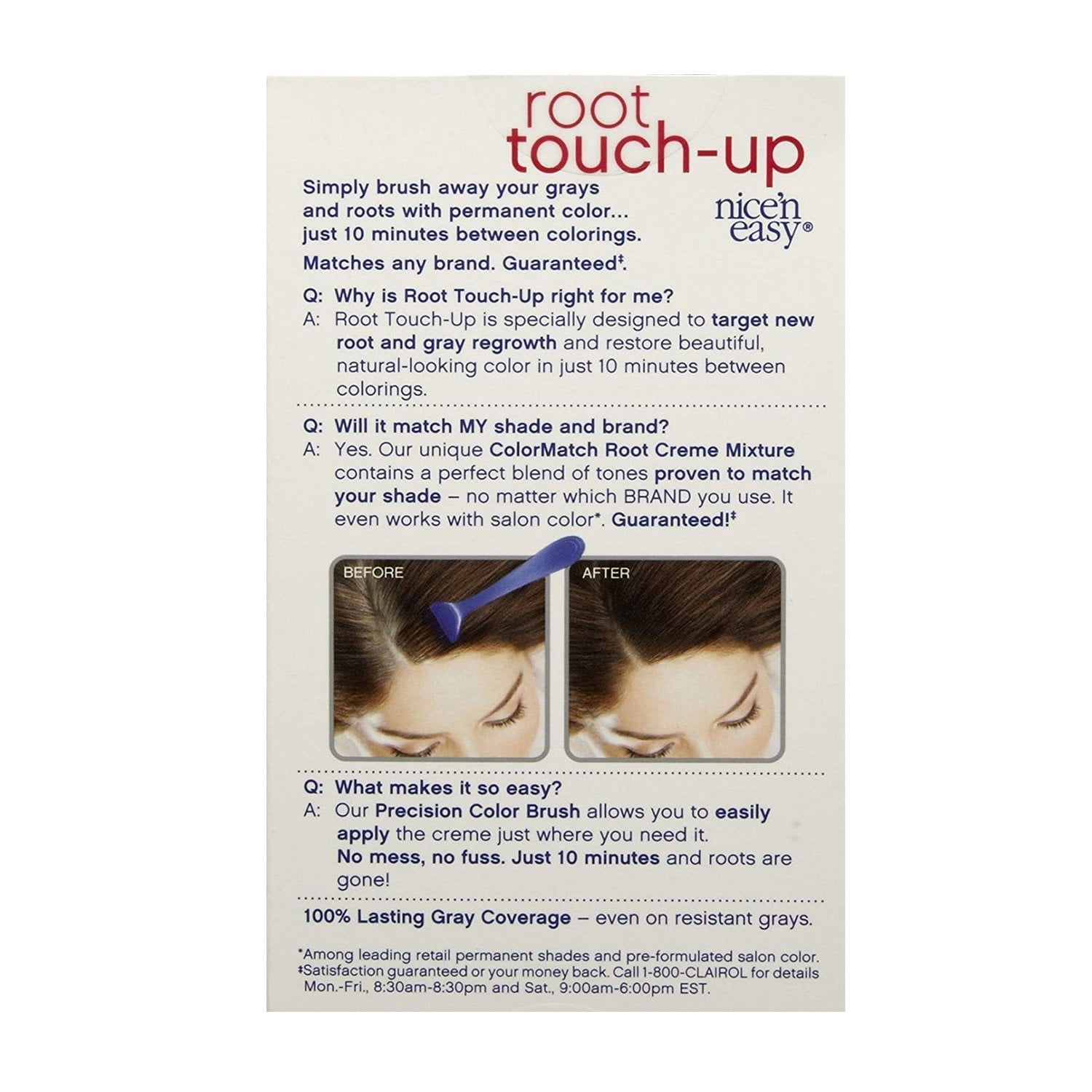 Clairol Nice 'N Easy Root Touch-Up Kit, Medium Golden Brown 5G