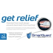 SmartGuard Dental Guard 2 Pack with Travel Case, Custom-Fit No Teeth Grinding Night Guard for Better Sleep