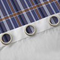 thumbnail image 4 of Feelyou Abstract Lines Blackout Curtains Set of 2 (52x84 Each), Blue Plaid Window Curtains, 4 of 6