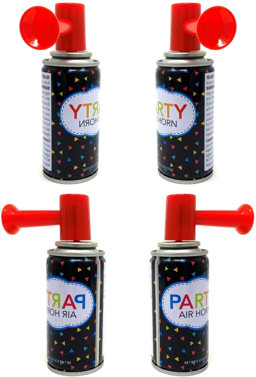 4 X Air Horn Portable security safety Party Sports Boat LOUD BLAST .81OZ FREE SH