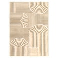 thumbnail image 6 of Moynesa 5'x7' Abstract Area Rugs for Living Room, Ultra-Thin Soft Washable Rug Non-Slip Modern Bedroom Rug Rainbow Throw Carpet for Dining Room Office Dorm Playroom, Orange, 6 of 8