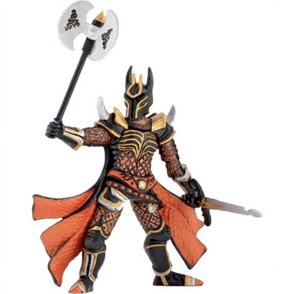 Papo Knight with A Triple Battle Axe Figure