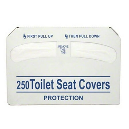 - Winco TSC-250, Half-Fold Toilet Seat Cover Paper, 250-Piece Bag