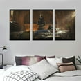 thumbnail image 3 of Ullo0ord Ancient Egyptian Anubis and Painting Room Aesthetics Wall Art Paintings Canvas Wall Decor Home Decor Living Room Decor Aesthetic, 3 of 4