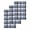 Blue, variant on Blue Black Plaid Hand Towels Set, Waffle Weave Kitchen Towels 4 Pieces, Farmhouse Blue Black Checkered Microfiber Hair Face Bath Tea Towel Absorbent Quick Drying Cleaning Dish Cloths, 15.7"x23.6"