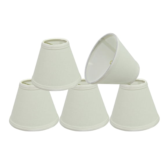 Aspen Creative Corporation 6'' Linen Empire Candelabra Shade (Set of 5)