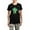 With Gray Camo Pant, variant on CafePress - GREEN SEA TURTLE Pajamas - Women's Short Sleeve Print T-Shirt and Pants Dark Cotton Pajama Set
