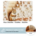 thumbnail image 2 of Squirrel Polyester Non-Slip Machine Washable Bath Rug Door Carpet Chair Rug, 2 of 6