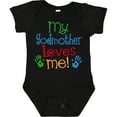 thumbnail image 3 of Inktastic My Godmother Loves Me Boys or Girls Baby Bodysuit, 3 of 5