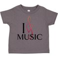 thumbnail image 3 of Inktastic I Love Music Boys or Girls Toddler T-Shirt, 3 of 5