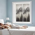 thumbnail image 3 of Mountains Forest Window Privacy Film Nature Landscape Fog Cloud Decorative Glass Window Film UV Blocking Static Cling Non-Adhesive Sticker Covering for Home Door 17.7 x 39.3 inches, 3 of 7