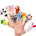 thumbnail image 2 of 10 piezas de adorables marionetas de dedo de animales, lindos muñecos de dibujos animados, juguetes, regalos, 2 of 8